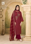 Zarina Edition 15 By Alok Viscose Printed Online Dress Material Wholesale